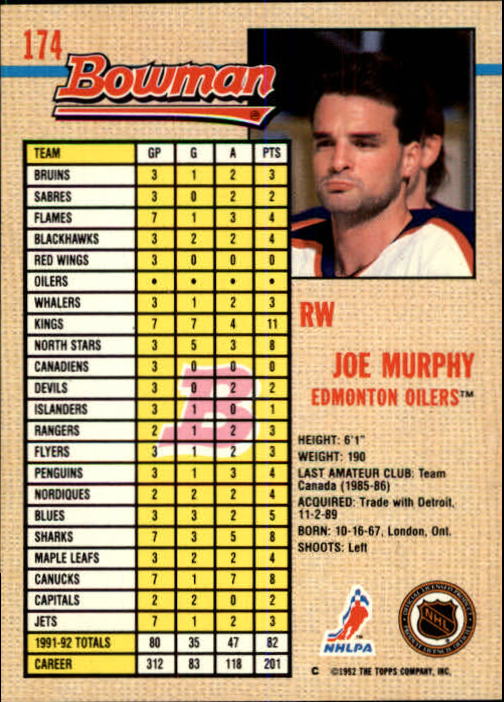 A8982- 1992-93 Bowman Hockey Karten 1-249 + Rookies -du Pick- 15 + Gratis US - Bild 325 von 407