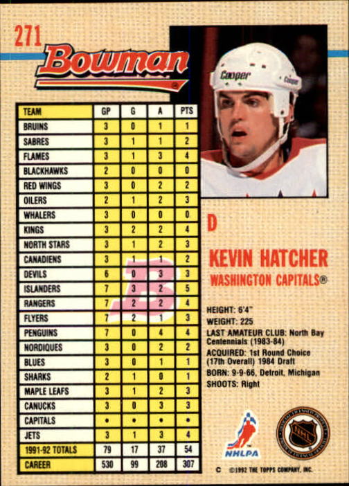 A8982- 1992-93 Bowman Hockey #s 250-442 +Rookies -You Pick- 15+ FREE US SHIP - Picture 43 of 373