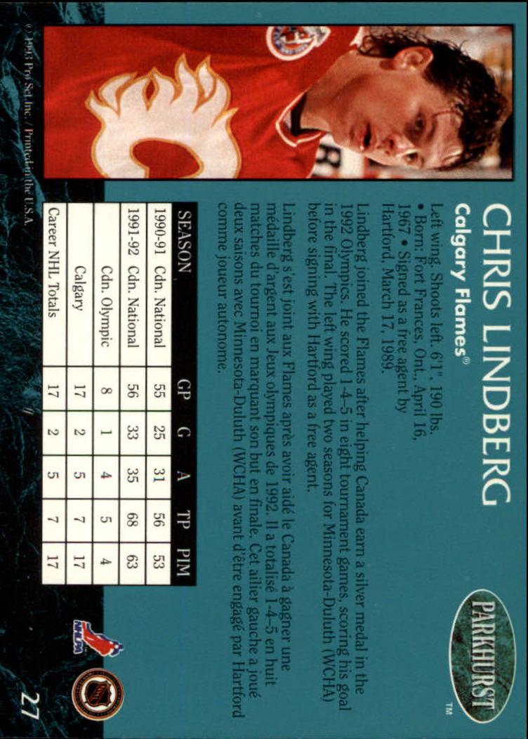 A3975- 1992-93 Parkhurst Hk Cards 1-250 +Rookies -You Pick- 15+ FREE US SHIP - Picture 52 of 454