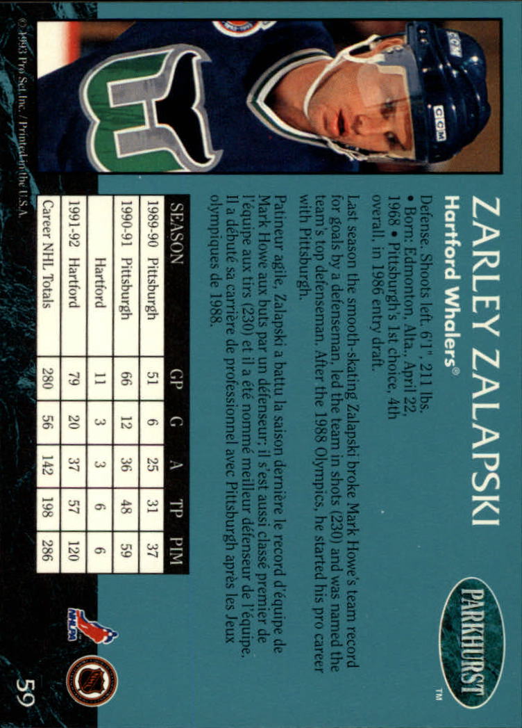 A3975- 1992-93 Parkhurst Hk Cards 1-250 +Rookies -You Pick- 15+ FREE US SHIP - Picture 114 of 454