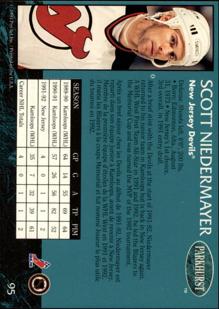 A3975- 1992-93 Parkhurst Hk Cards 1-250 +Rookies -You Pick- 15+ FREE US SHIP - Picture 178 of 454