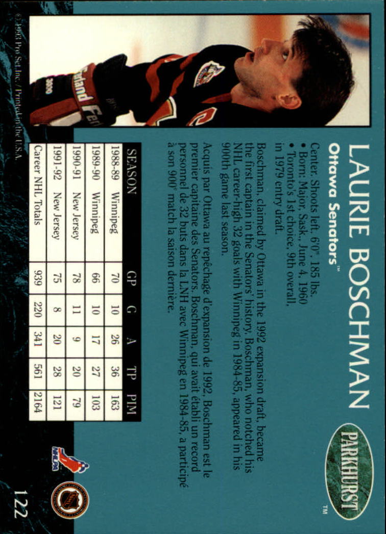 A3975- 1992-93 Parkhurst Hk Cards 1-250 +Rookies -You Pick- 15+ FREE US SHIP - Picture 225 of 454