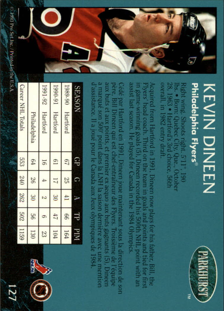 A3975- 1992-93 Parkhurst Hk Cards 1-250 +Rookies -You Pick- 15+ FREE US SHIP - Picture 235 of 454