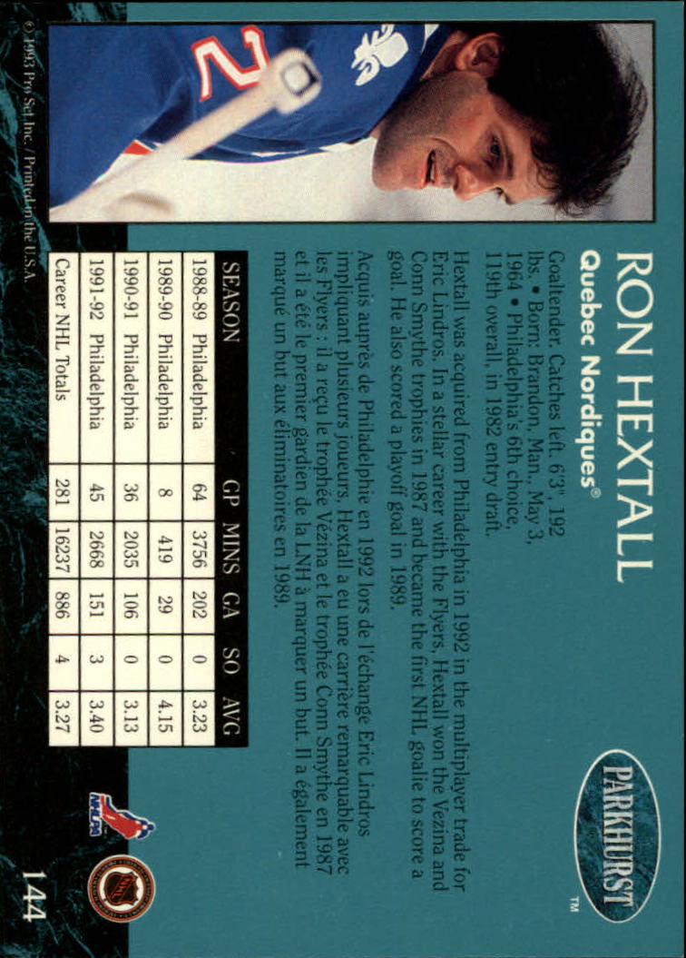 A3975- 1992-93 Parkhurst Hk Cards 1-250 +Rookies -You Pick- 15+ FREE US SHIP - Picture 267 of 454