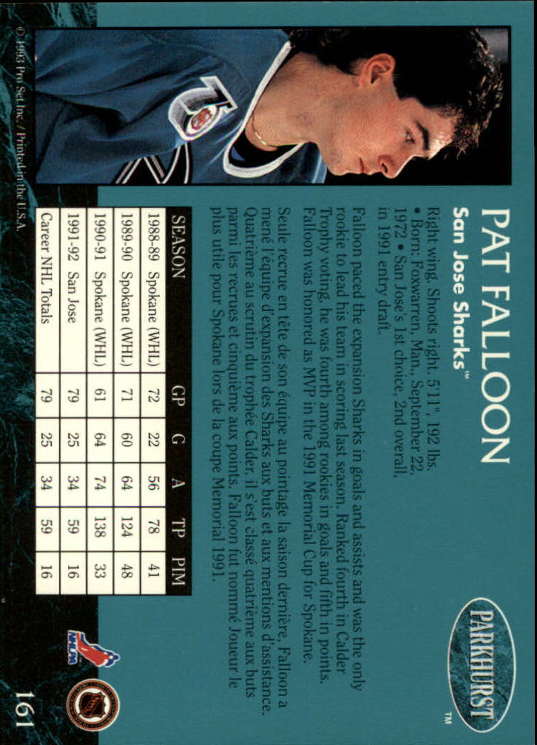 A3975- 1992-93 Parkhurst Hk Cards 1-250 +Rookies -You Pick- 15+ FREE US SHIP - Picture 298 of 454