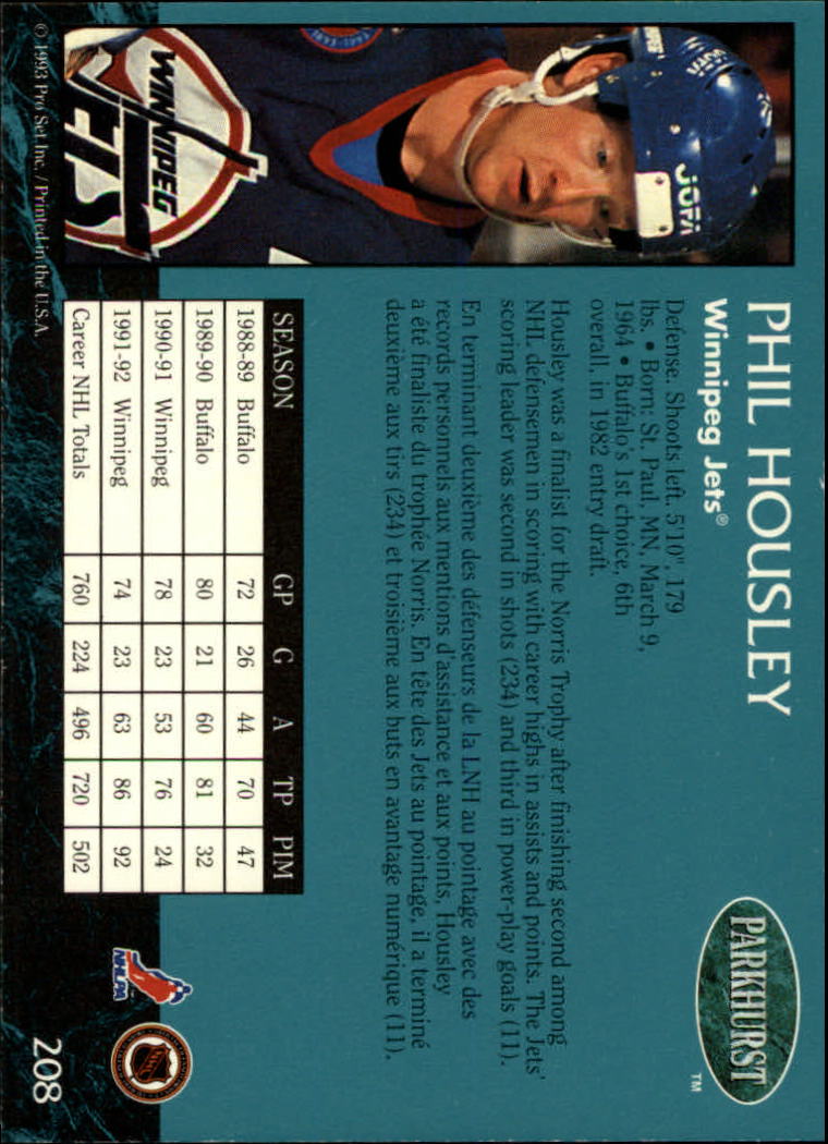 A3975- 1992-93 Parkhurst Hk Cards 1-250 +Rookies -You Pick- 15+ FREE US SHIP - Picture 388 of 454
