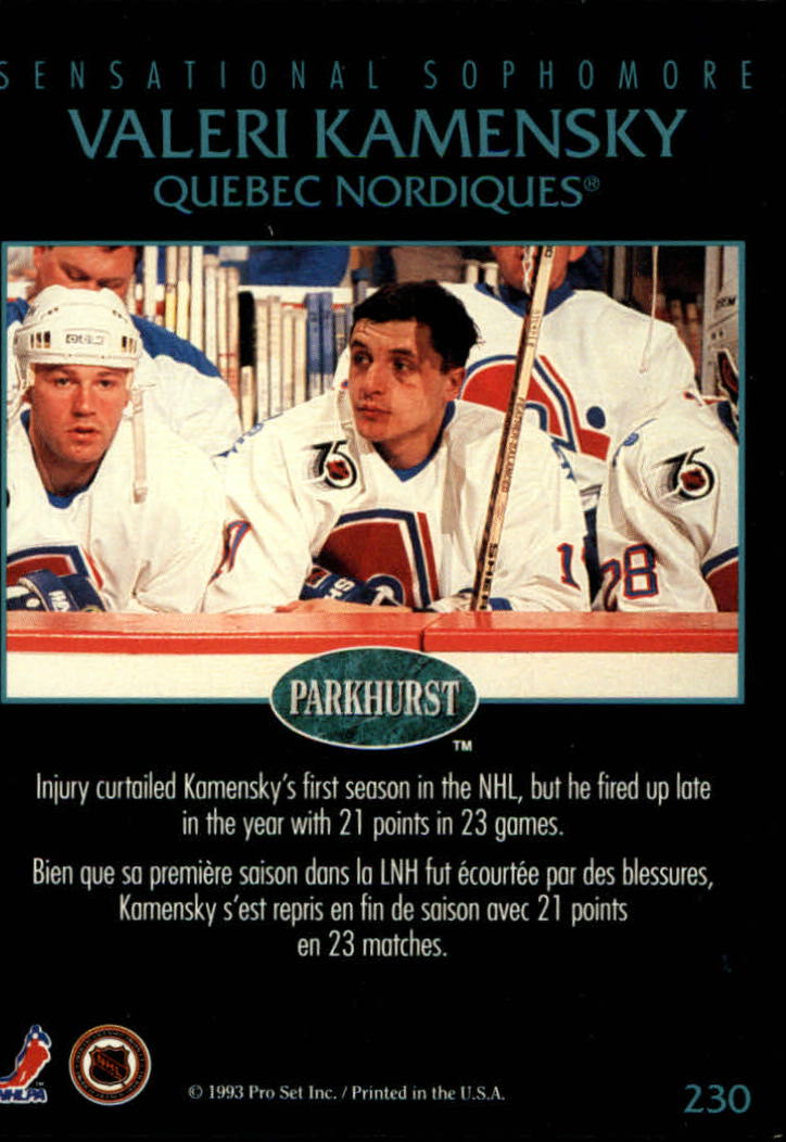 A3975- 1992-93 Parkhurst Hk Cards 1-250 +Rookies -You Pick- 15+ FREE US SHIP - Picture 424 of 454