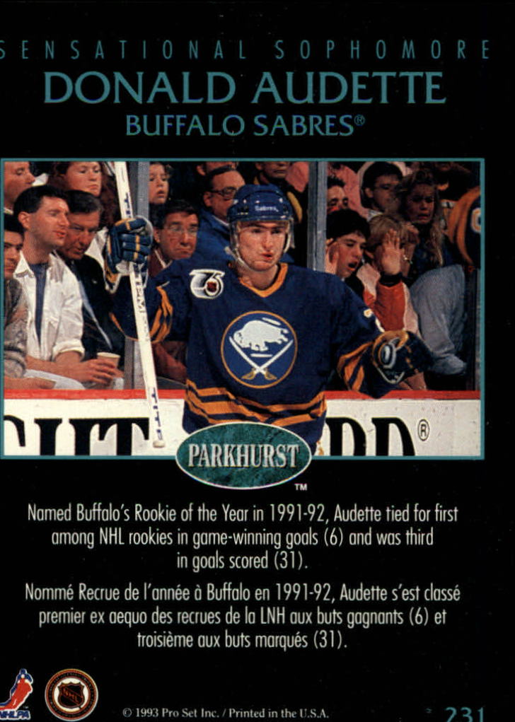 A3975- 1992-93 Parkhurst Hk Cards 1-250 +Rookies -You Pick- 15+ FREE US SHIP - Picture 426 of 454
