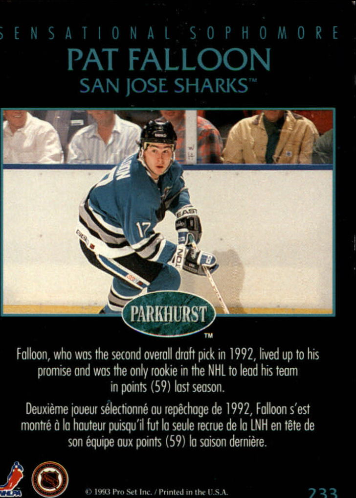 A3975- 1992-93 Parkhurst Hk Cards 1-250 +Rookies -You Pick- 15+ FREE US SHIP - Picture 430 of 454