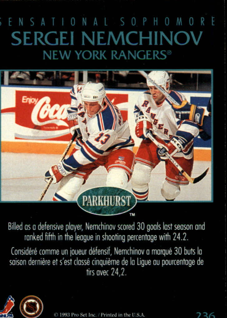 A3975- 1992-93 Parkhurst Hk Cards 1-250 +Rookies -You Pick- 15+ FREE US SHIP - Picture 434 of 454