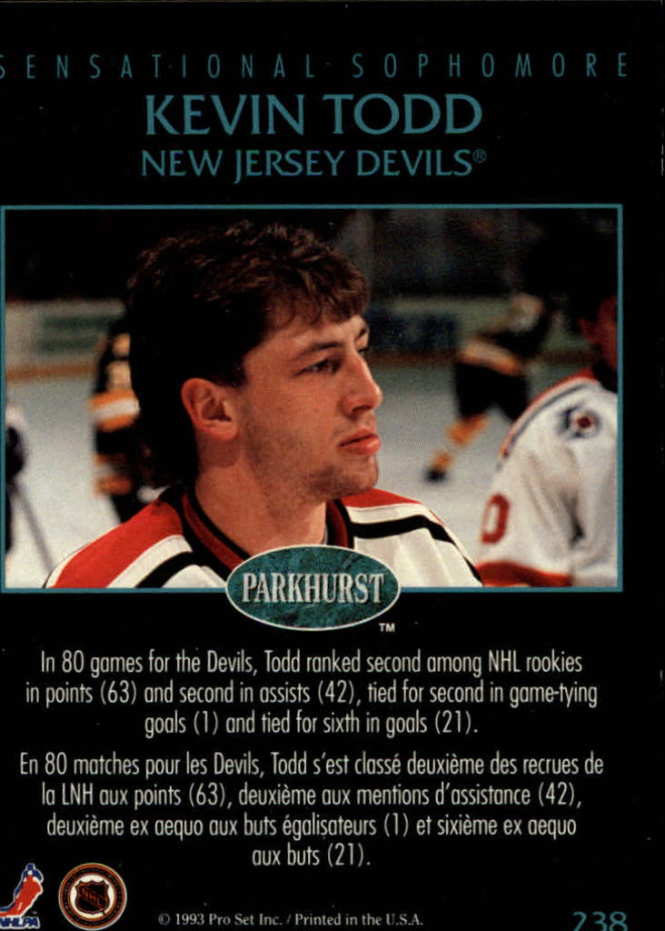 A3975- 1992-93 Parkhurst Hk Cards 1-250 +Rookies -You Pick- 15+ FREE US SHIP - Picture 438 of 454