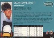 1992-93 Parkhurst #244 Don Sweeney back image