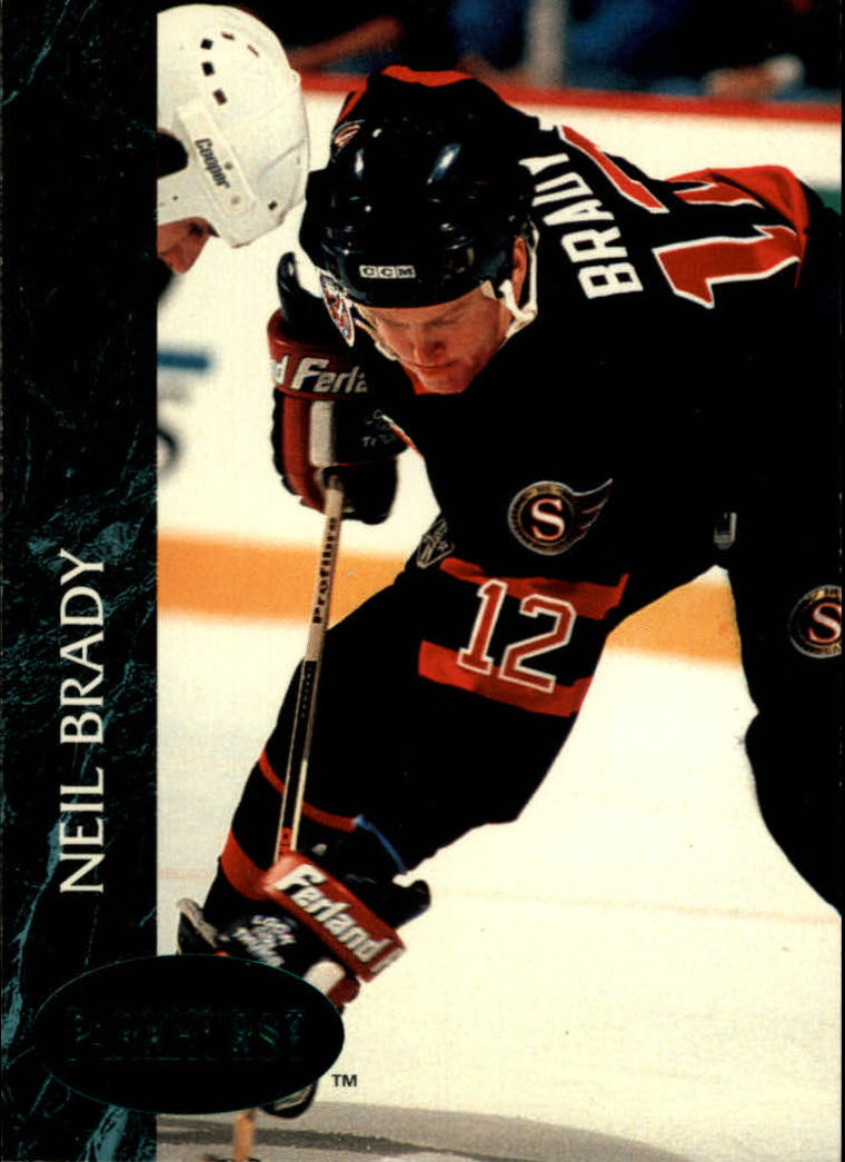1992-93 Parkhurst Emerald Ice #124 Neil Brady