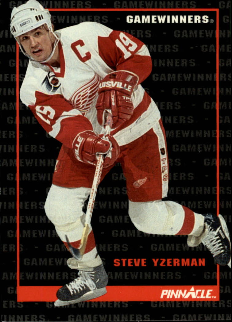 1992-93 Pinnacle #258 Steve Yzerman GW