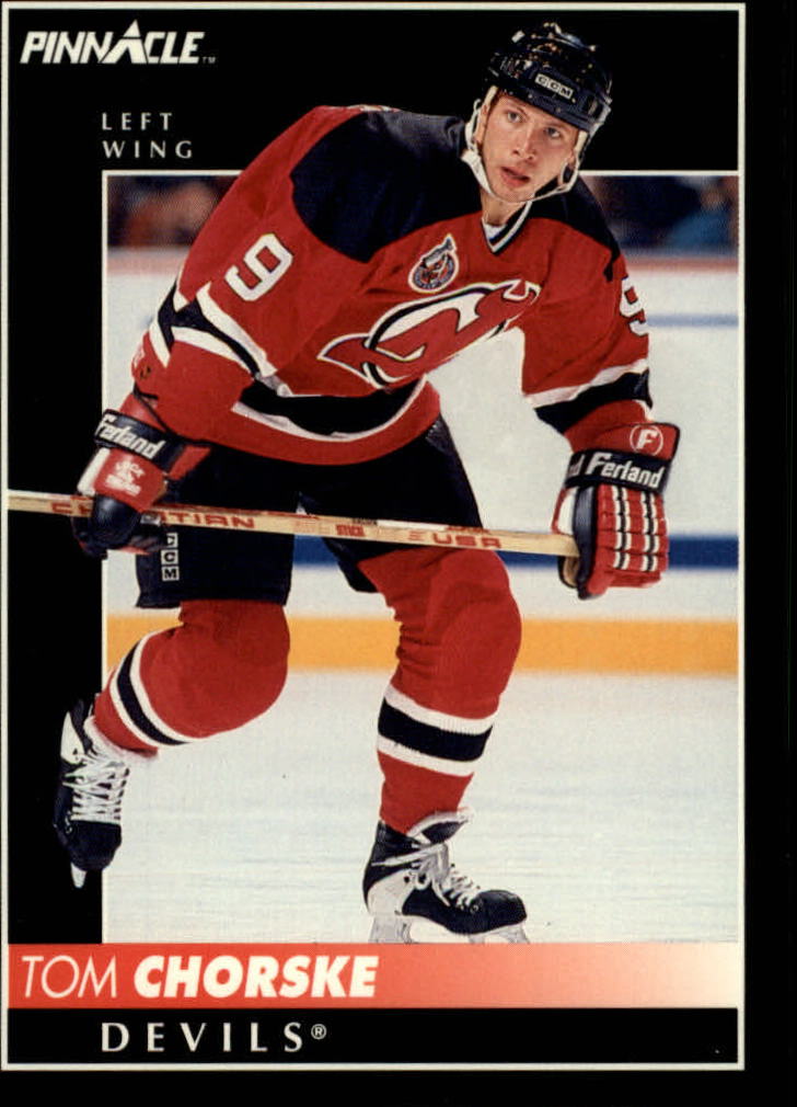 1992-93 (DEVILS) Pinnacle #293 Tom Chorske