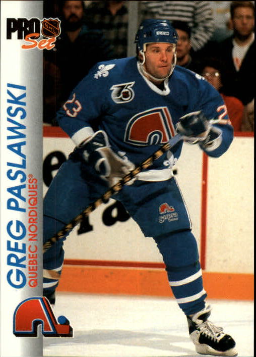 1992-93 Pro Set #155 Greg Paslawski
