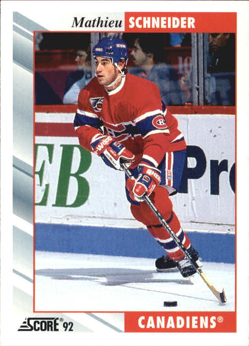 1992-93 Score #69 Mathieu Schneider