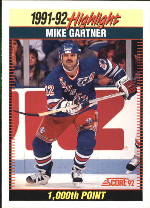 1992-93 Score #445 Mike Gartner SH