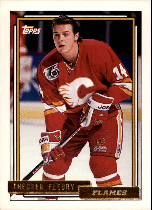 1992-93 Topps Gold #220 Theo Fleury