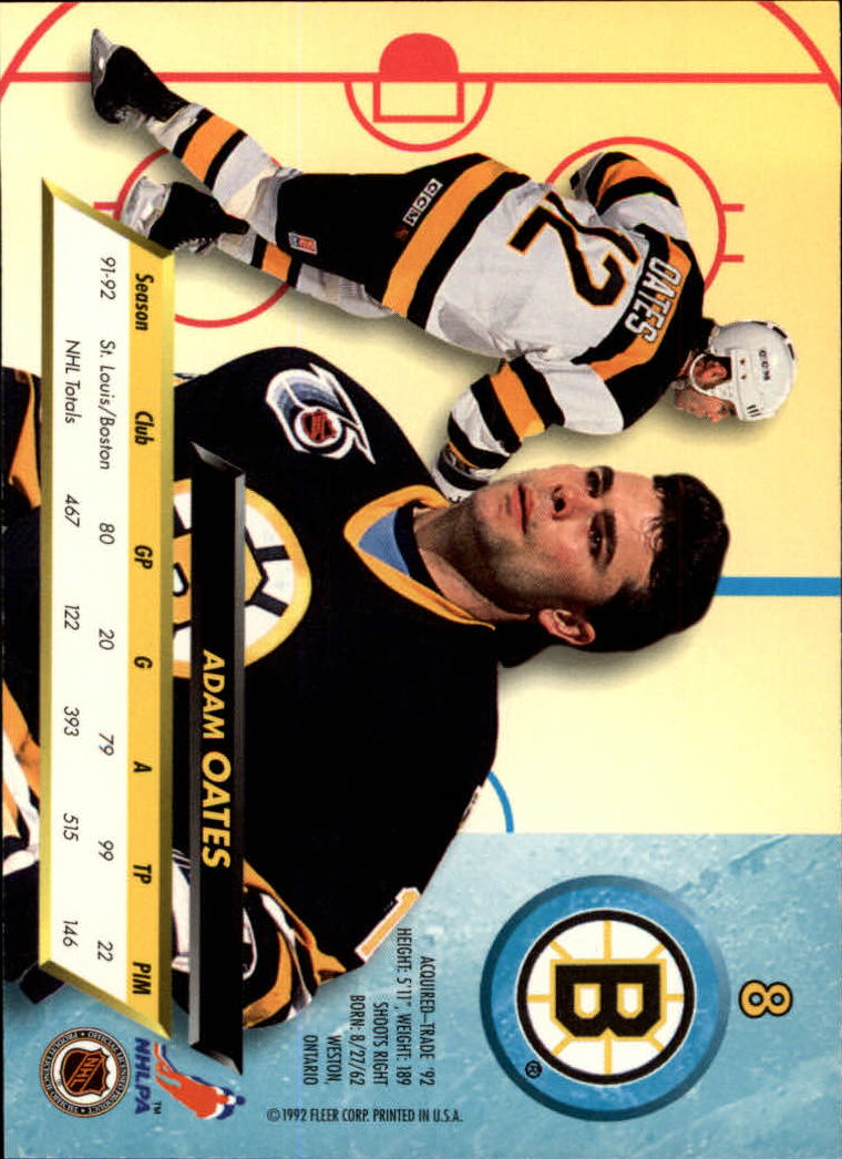 A5576 - Carte Ultra Hockey 1992-93 #s 1-250 + recrues - au choix - 15+ LIVRAISON GRATUITE AUX ÉTATS-UNIS - Photo 15/497
