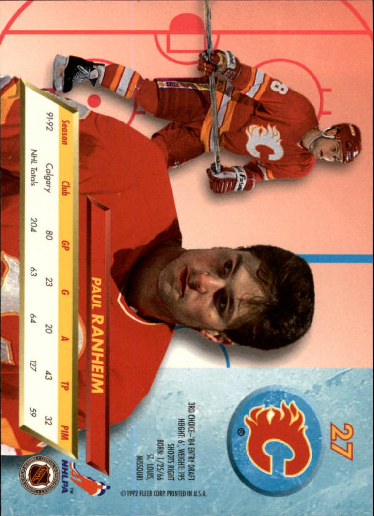 A5576 - Carte Ultra Hockey 1992-93 #s 1-250 + recrues - au choix - 15+ LIVRAISON GRATUITE AUX ÉTATS-UNIS - Photo 53/497