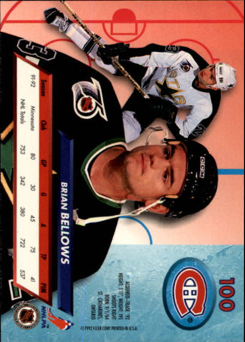 A5576 - Carte Ultra Hockey 1992-93 #s 1-250 + recrues - au choix - 15+ LIVRAISON GRATUITE AUX ÉTATS-UNIS - Photo 199/497