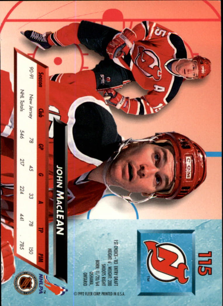 A5576 - Carte Ultra Hockey 1992-93 #s 1-250 + recrues - au choix - 15+ LIVRAISON GRATUITE AUX ÉTATS-UNIS - Photo 229/497