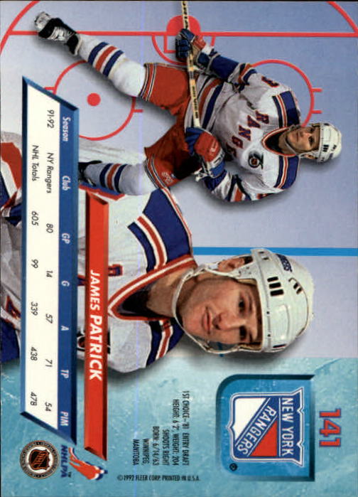A5576 - Carte Ultra Hockey 1992-93 #s 1-250 + recrues - au choix - 15+ LIVRAISON GRATUITE AUX ÉTATS-UNIS - Photo 279/497