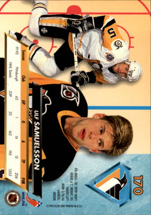 A5576 - Carte Ultra Hockey 1992-93 #s 1-250 + recrues - au choix - 15+ LIVRAISON GRATUITE AUX ÉTATS-UNIS - Photo 337/497