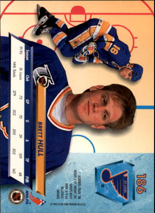A5576 - Carte Ultra Hockey 1992-93 #s 1-250 + recrues - au choix - 15+ LIVRAISON GRATUITE AUX ÉTATS-UNIS - Photo 369/497