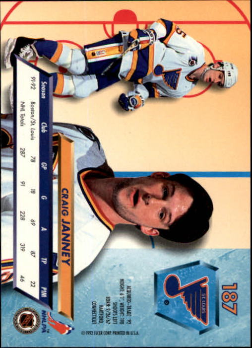 A5576 - Carte Ultra Hockey 1992-93 #s 1-250 + recrues - au choix - 15+ LIVRAISON GRATUITE AUX ÉTATS-UNIS - Photo 371/497