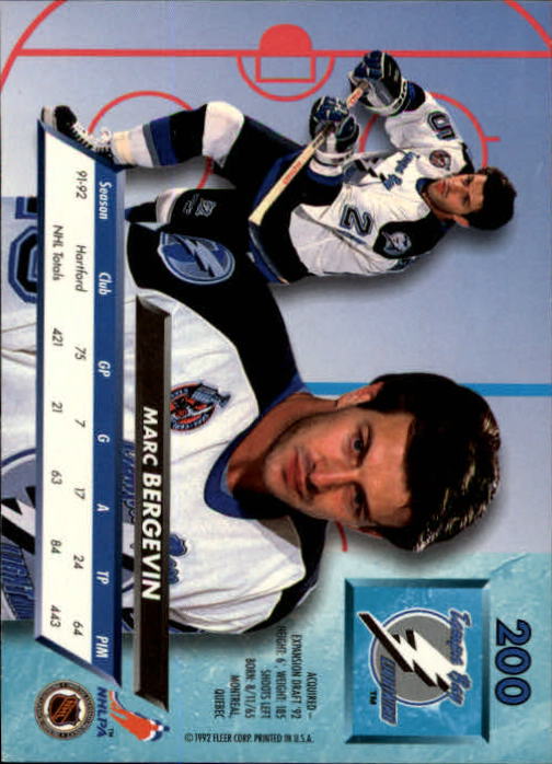 A5576 - Carte Ultra Hockey 1992-93 #s 1-250 + recrues - au choix - 15+ LIVRAISON GRATUITE AUX ÉTATS-UNIS - Photo 397/497