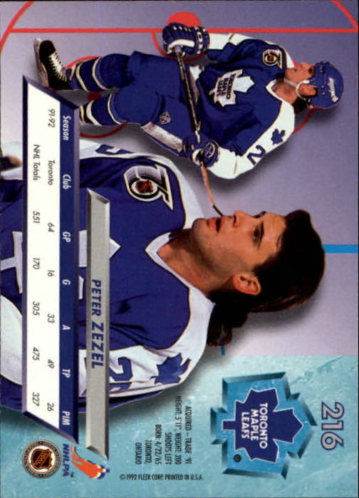 A5576 - Carte Ultra Hockey 1992-93 #s 1-250 + recrues - au choix - 15+ LIVRAISON GRATUITE AUX ÉTATS-UNIS - Photo 429/497
