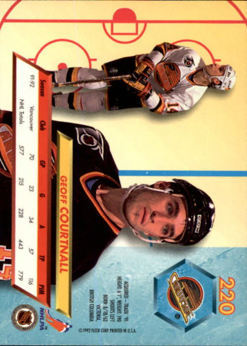 A5576 - Carte Ultra Hockey 1992-93 #s 1-250 + recrues - au choix - 15+ LIVRAISON GRATUITE AUX ÉTATS-UNIS - Photo 437/497