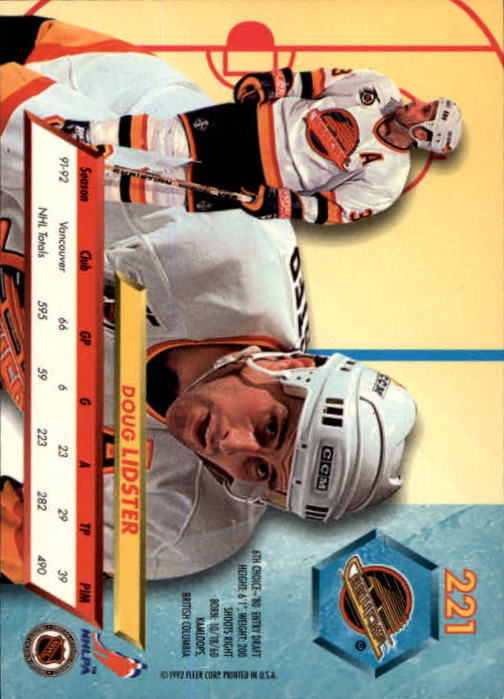 A5576 - Carte Ultra Hockey 1992-93 #s 1-250 + recrues - au choix - 15+ LIVRAISON GRATUITE AUX ÉTATS-UNIS - Photo 439/497