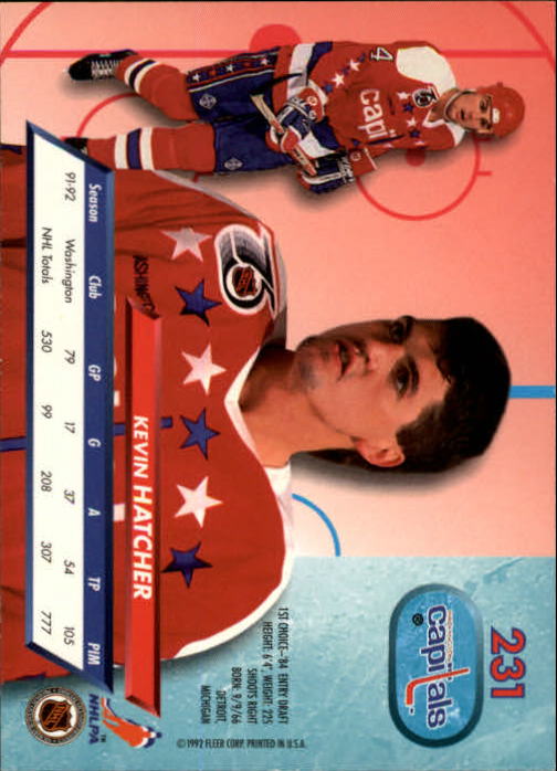 A5576 - Carte Ultra Hockey 1992-93 #s 1-250 + recrues - au choix - 15+ LIVRAISON GRATUITE AUX ÉTATS-UNIS - Photo 459/497