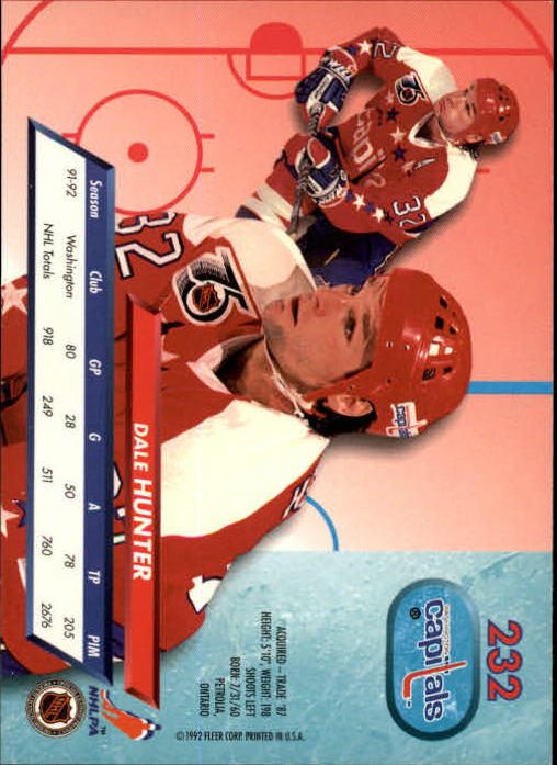 A5576 - Carte Ultra Hockey 1992-93 #s 1-250 + recrues - au choix - 15+ LIVRAISON GRATUITE AUX ÉTATS-UNIS - Photo 461/497