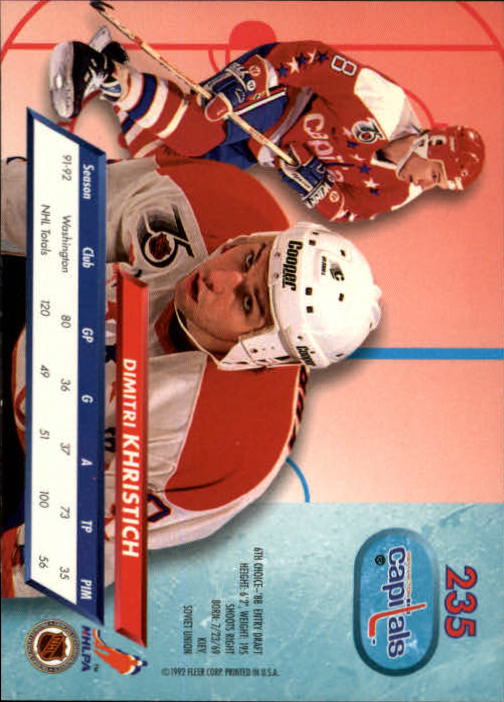 A5576 - Carte Ultra Hockey 1992-93 #s 1-250 + recrues - au choix - 15+ LIVRAISON GRATUITE AUX ÉTATS-UNIS - Photo 467/497