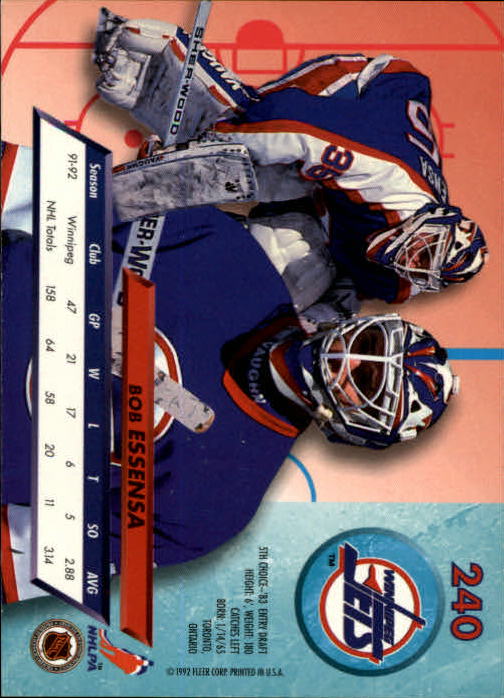 A5576 - Carte Ultra Hockey 1992-93 #s 1-250 + recrues - au choix - 15+ LIVRAISON GRATUITE AUX ÉTATS-UNIS - Photo 477/497