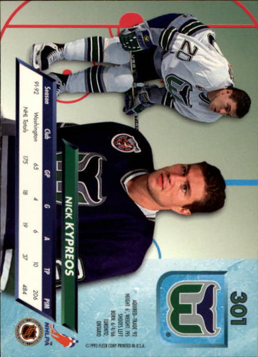 A5576- 1992-93 Ultra Hockey Cards 251-450 +Inserts -You Pick- 15+ FREE US SHIP - Bild 103 von 404
