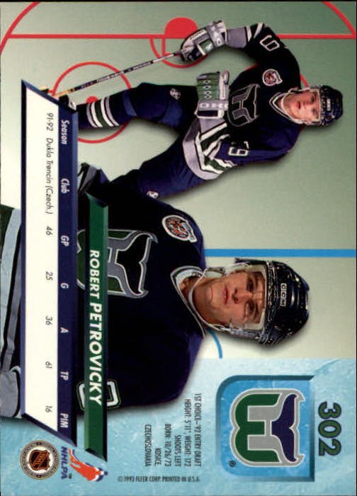 A5576- 1992-93 Ultra Hockey Cards 251-450 +Inserts -You Pick- 15+ FREE US SHIP - Bild 105 von 404