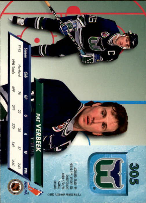 A5576- 1992-93 Ultra Hockey Cards 251-450 +Inserts -You Pick- 15+ FREE US SHIP - Bild 111 von 404