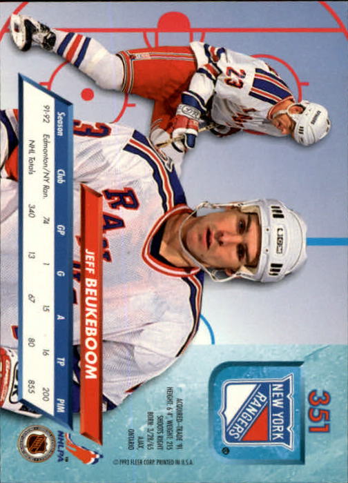 A5576- 1992-93 Ultra Hockey Cards 251-450 +Inserts -You Pick- 15+ FREE US SHIP - Bild 203 von 404