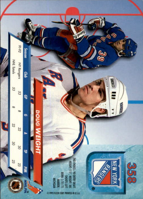 A5576- 1992-93 Ultra Hockey Cards 251-450 +Inserts -You Pick- 15+ FREE US SHIP - Bild 217 von 404