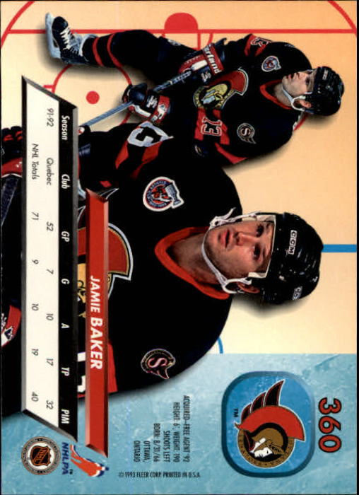 A5576- 1992-93 Ultra Hockey Cards 251-450 +Inserts -You Pick- 15+ FREE US SHIP - Bild 221 von 404