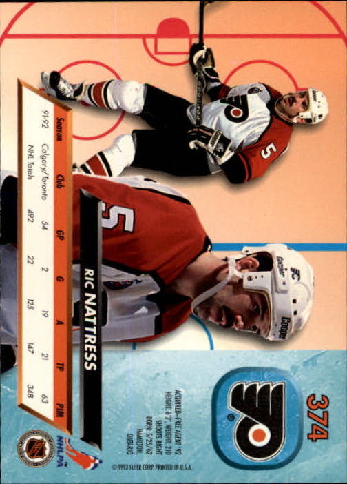 A5576- 1992-93 Ultra Hockey Cards 251-450 +Inserts -You Pick- 15+ FREE US SHIP - Bild 249 von 404