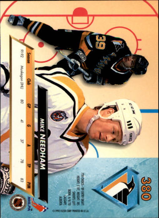 A5576- 1992-93 Ultra Hockey Cards 251-450 +Inserts -You Pick- 15+ FREE US SHIP - Bild 261 von 404