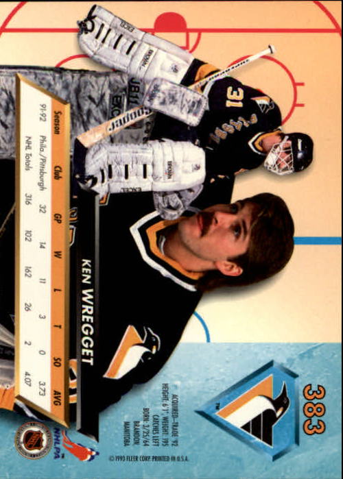 A5576- 1992-93 Ultra Hockey Cards 251-450 +Inserts -You Pick- 15+ FREE US SHIP - Bild 267 von 404