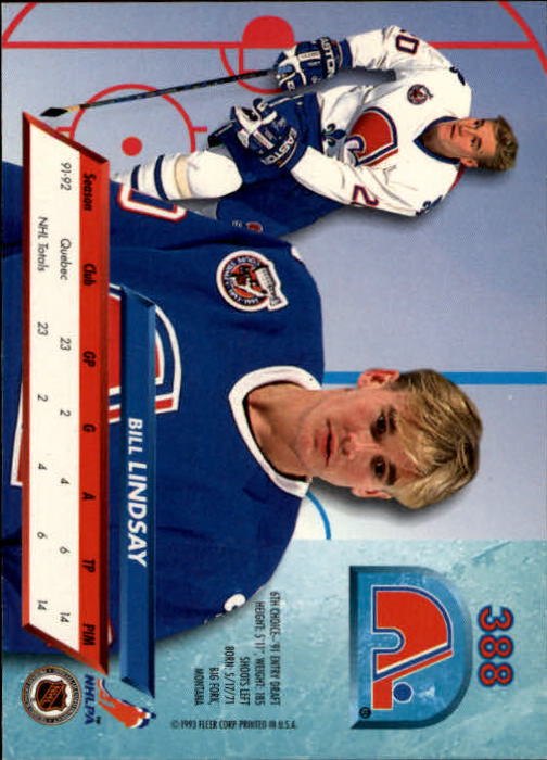 A5576- 1992-93 Ultra Hockey Cards 251-450 +Inserts -You Pick- 15+ FREE US SHIP - Bild 277 von 404