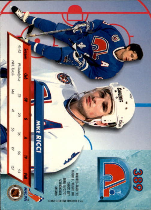 A5576- 1992-93 Ultra Hockey Cards 251-450 +Inserts -You Pick- 15+ FREE US SHIP - Bild 279 von 404